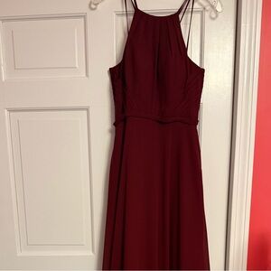 Azazie high neck dress